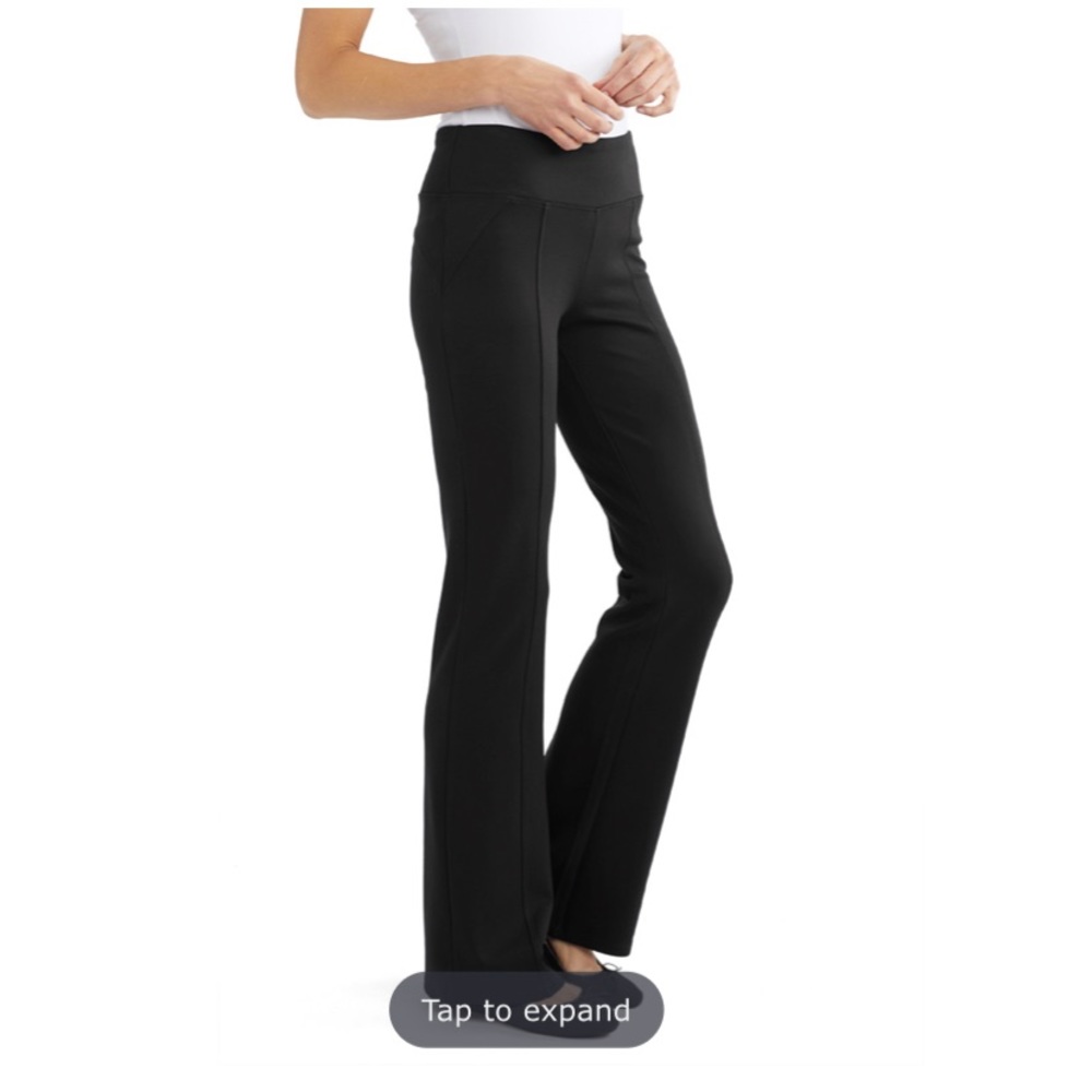 Ruby Ribbon flare leg ponte knit pant